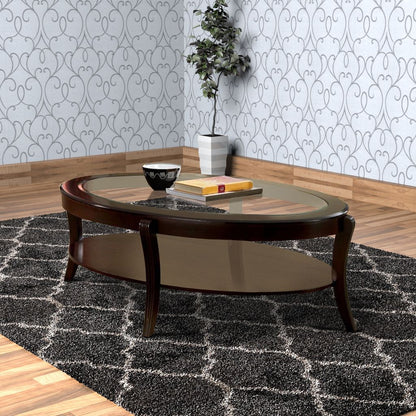 Finley Contemporary Coffee Table In Espresso Finish - View 7
