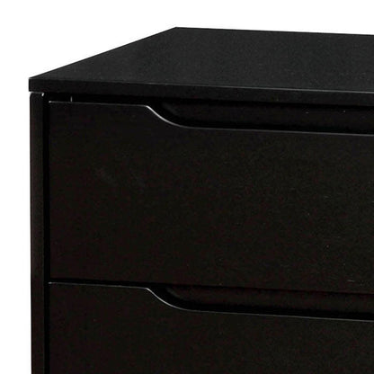 Lennart Mid Century Modern Nightstand, Black - View 3