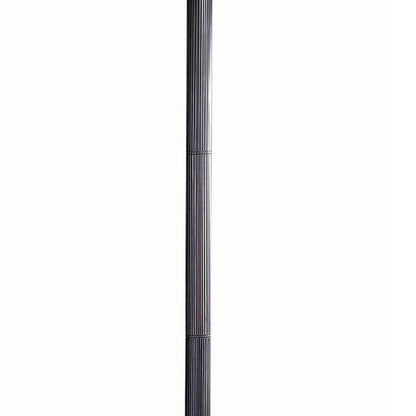 3 Way Metal Body Torchiere Lamp with Conical Mica Shade, Bronze - View 7
