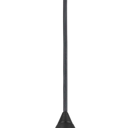 4 Inch Modern Pendant Light, Round Metal Shade, Oil Rubbed Black Bronze - View 2