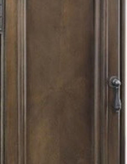 1 Cabinet Wooden Side Table with Power Hub and Pull Out Tray, Brown - View 4