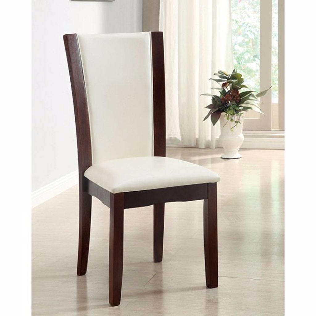 Manhattan I Contemporary Side Chair, White Finish, Set of 2 - View 6
