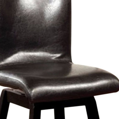 Hurley Counter Height Chair, Black Finish, Set of 2 - View 4