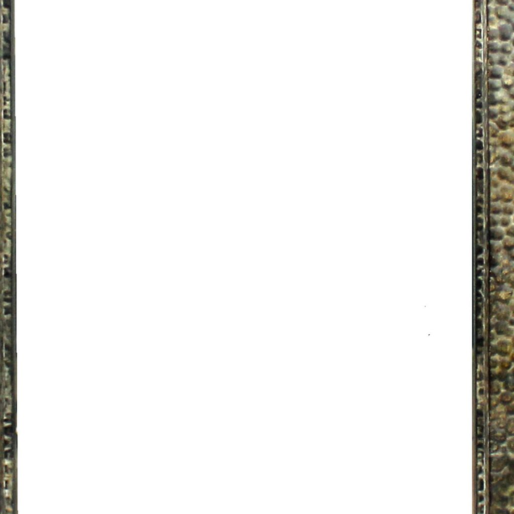 Rectangular Wall Mirror with Gravel Mosaic Border, Brown - View 3