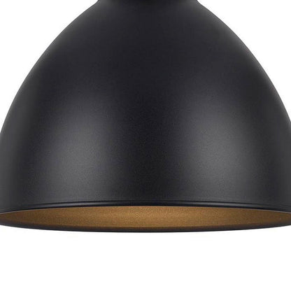 Nico 10 Inch Modern Pendent Light with Bronze Metal Shade, Clean SIlhouette - View 4