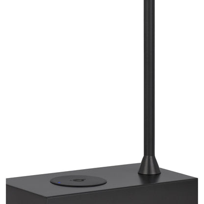 Dyna 18 Inch Integrated LED Desk Lamp, Wireless USB Port, Matte Black - View 4
