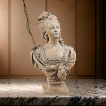 Artful Female Sculpture Bust Statue - View 7