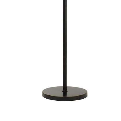 10W LED Adjustable Metal Floor Lamp with Swing Arm, Black - View 4