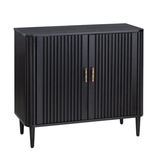 Camden Black Two Door Cabinet