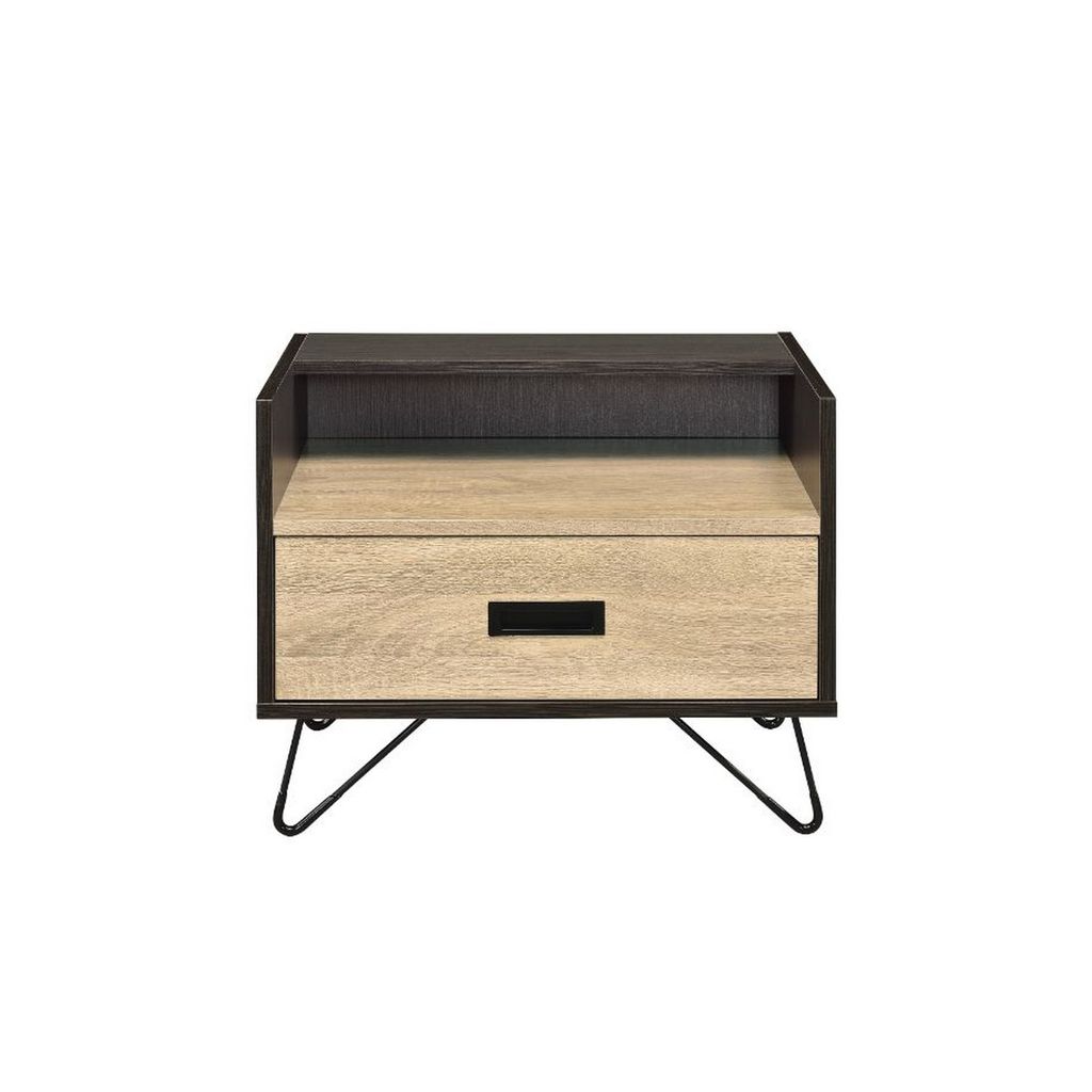 Accent Table Possessing Metal Leg with Tip - View 3