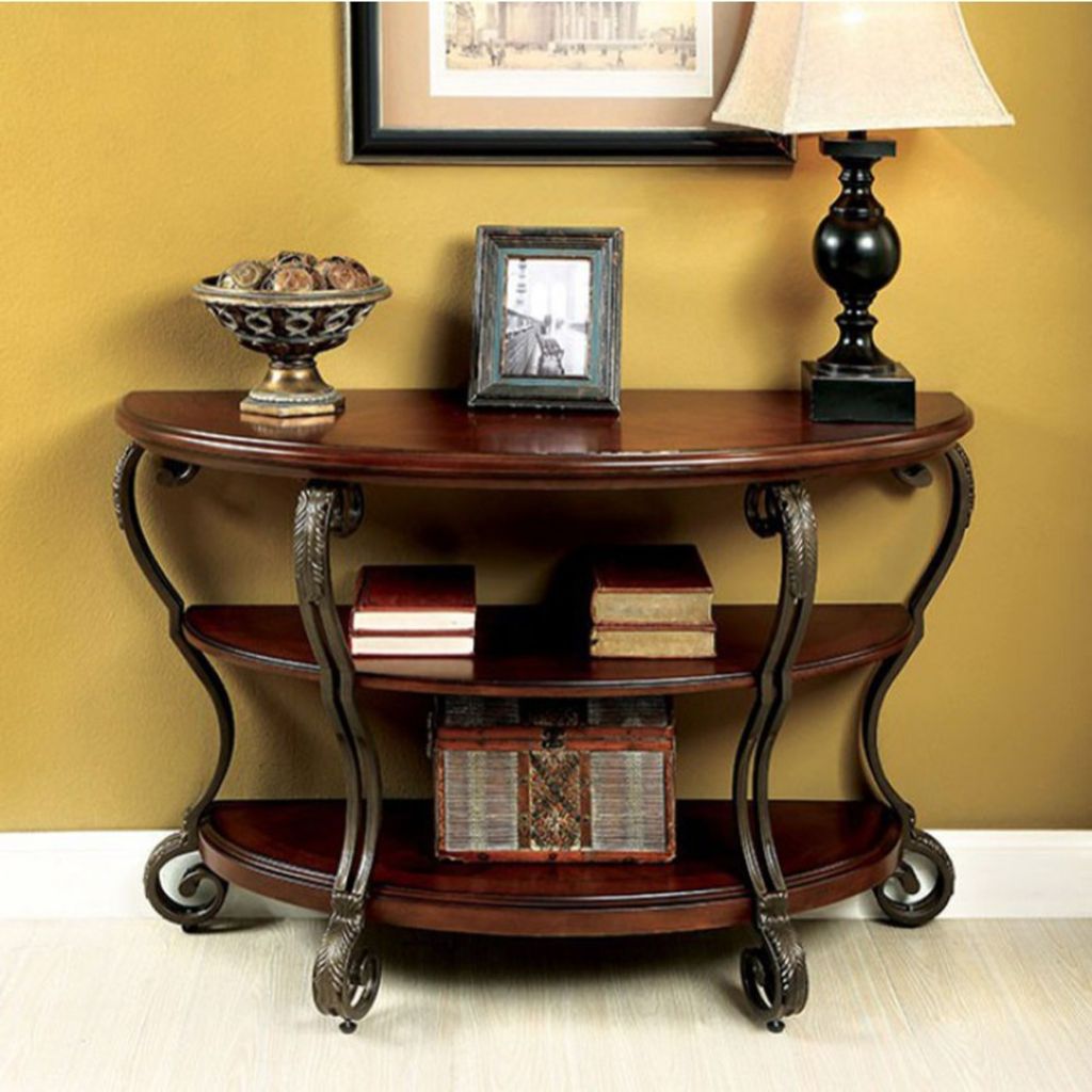 May Transitional Style Sofa Table - View 2