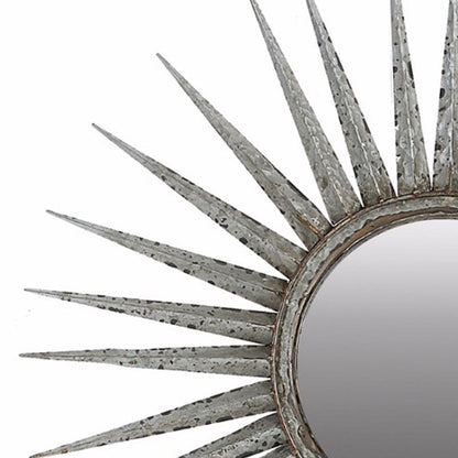 Distressed Sun inspired Mirror - View 3