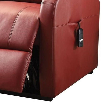 Ricardo Recliner with Power Lift, Red - View 5