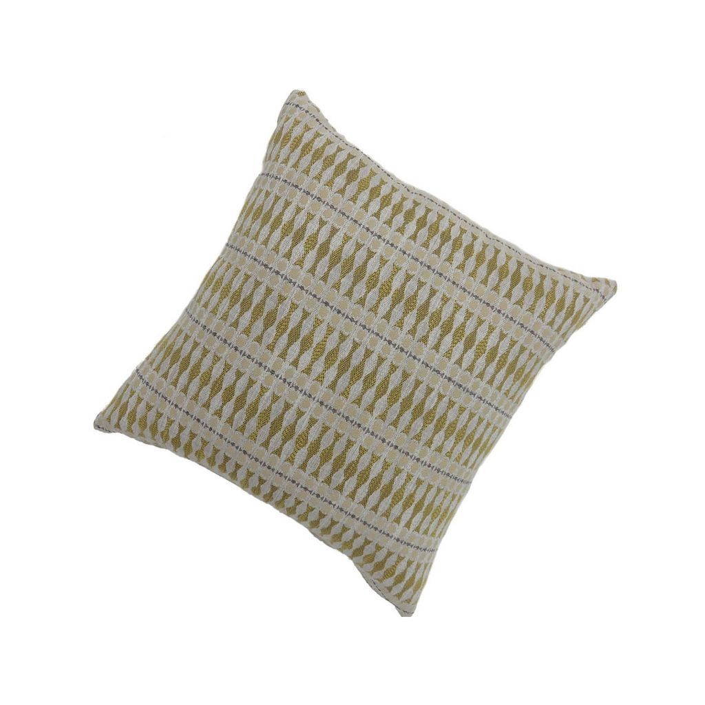 Contemporary Style Simple Traditionally Designed Set of 2 Throw Pillows, Yellow - View 3