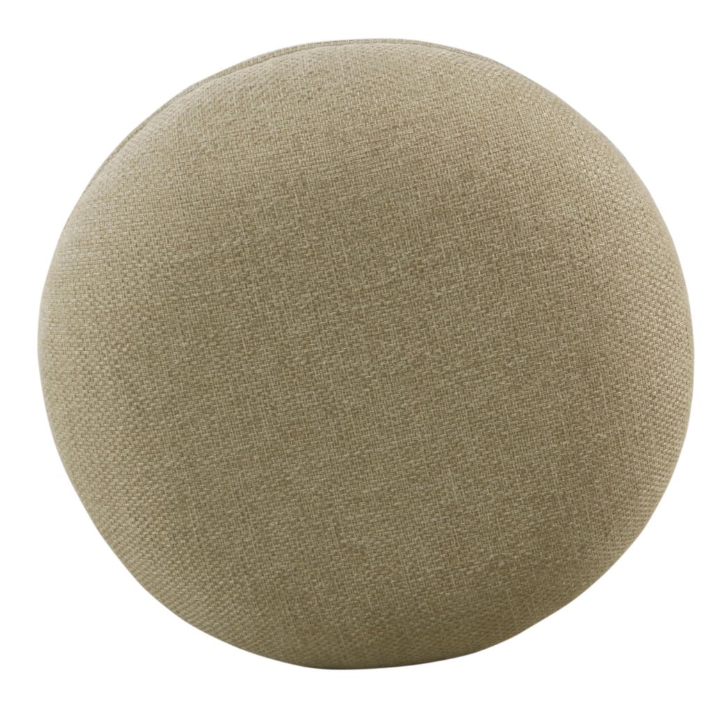 Metal Counter Stool with Swivelling Fabric Padded Seat, Beige and Black - View 5
