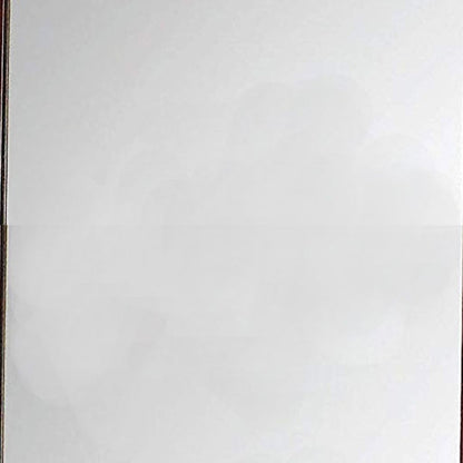 Transitional Style Mirror with Raised Wooden Frame, Brown and Silver - View 4