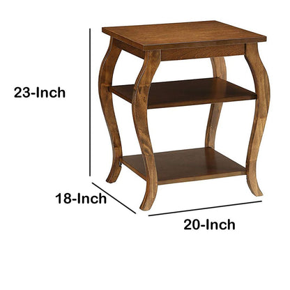 Becci End Table, Walnut - View 5