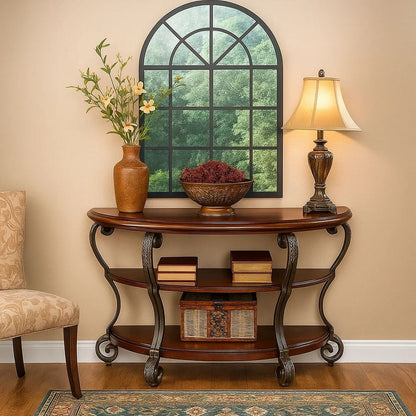May Transitional Style Sofa Table - View 7