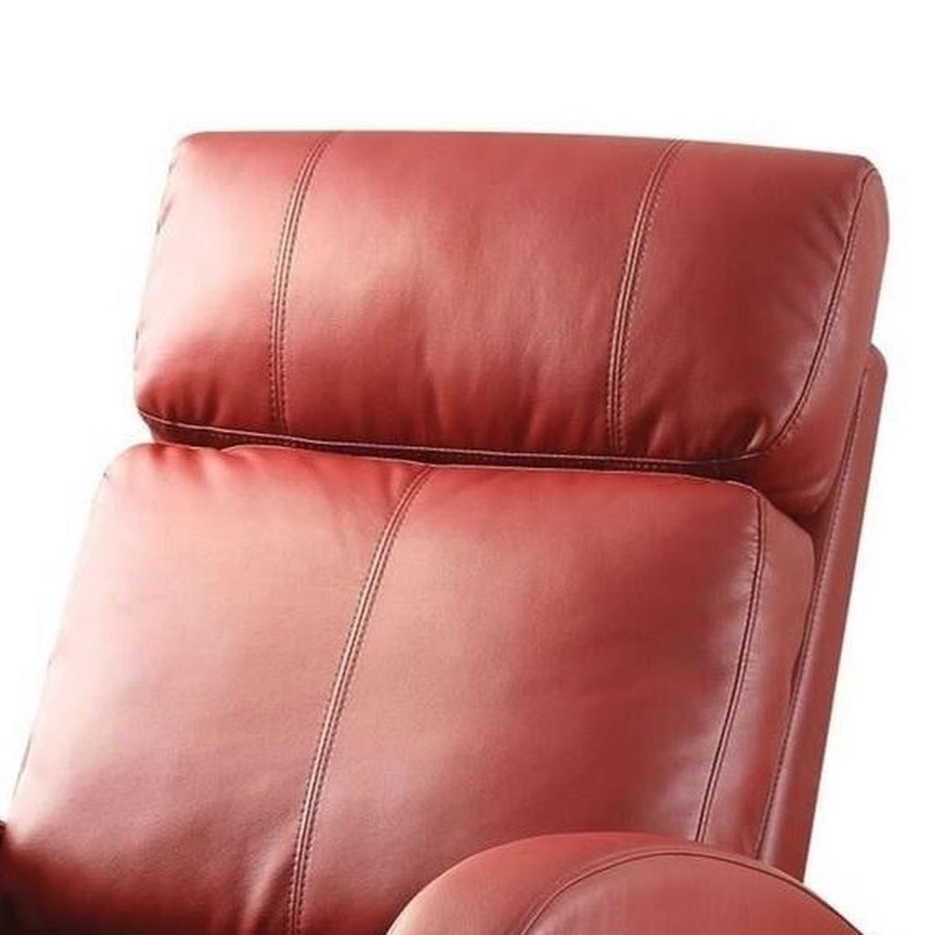 Ricardo Recliner with Power Lift, Red - View 4