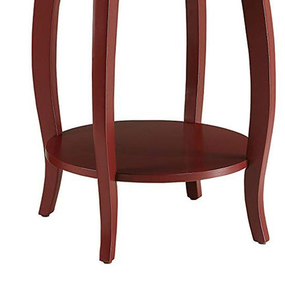 Trendy Side Table, Red - View 3
