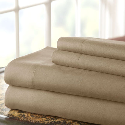 Lanester 4 Piece Full Size Deep Pocket Sheet Set The Urban Port, Taupe Gray - View 2