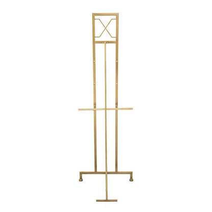 57 Inch Easel Stand, Gold Iron Frame, Free Standing for an Artists Touch - View 4