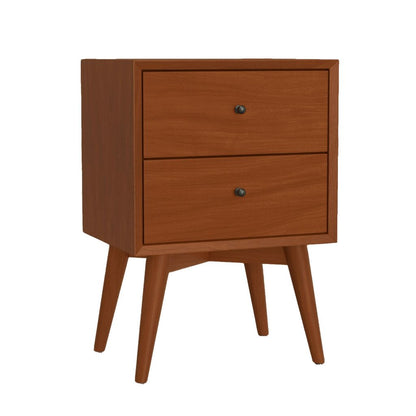 Mid Century Mahogany Wood Nightstand, Acron - View 4