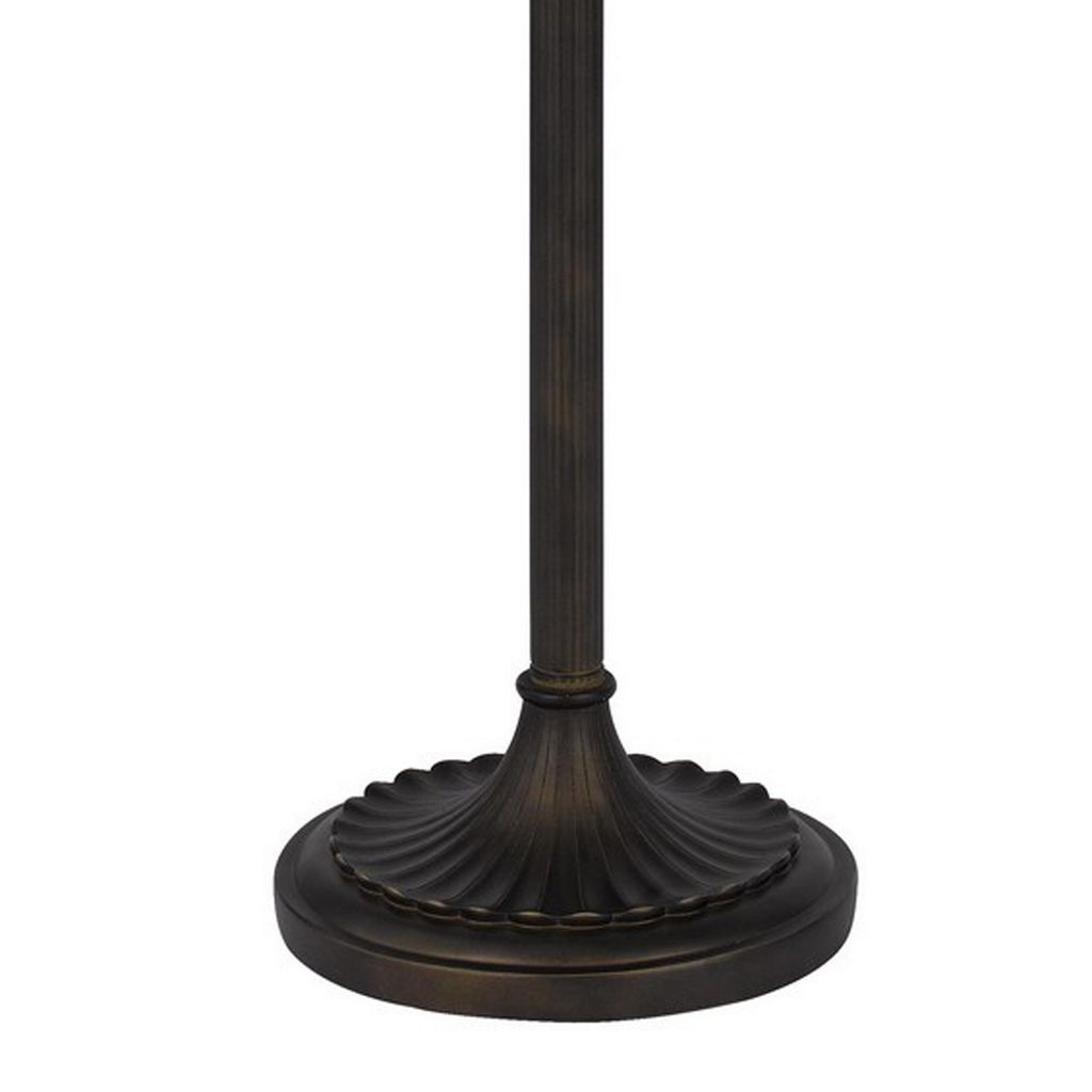 Xia 61 Inch Tiffany Style Vintage Floor Lamp, Glass Shade, Antique Bronze - View 4