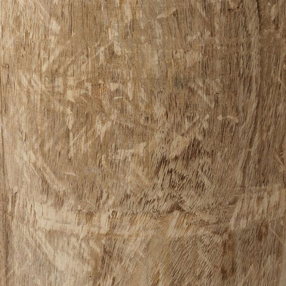 18 Inch Modern Side End Table, Tree Log Design, Paulownia Wood, Natural - View 4