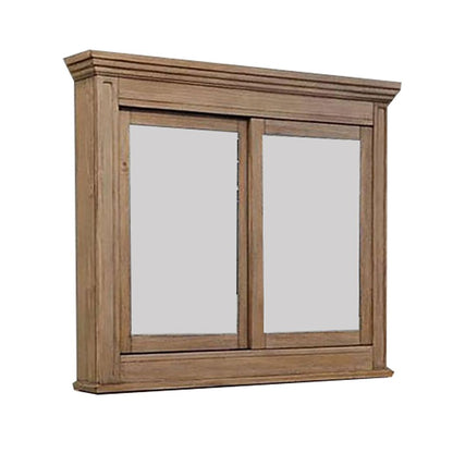 5 MM Beveled Cabinet Mirror with Storage, Brown