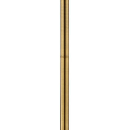 Floor Lamp with Crystal Orb and Metal Stalk Support, Gold - View 4
