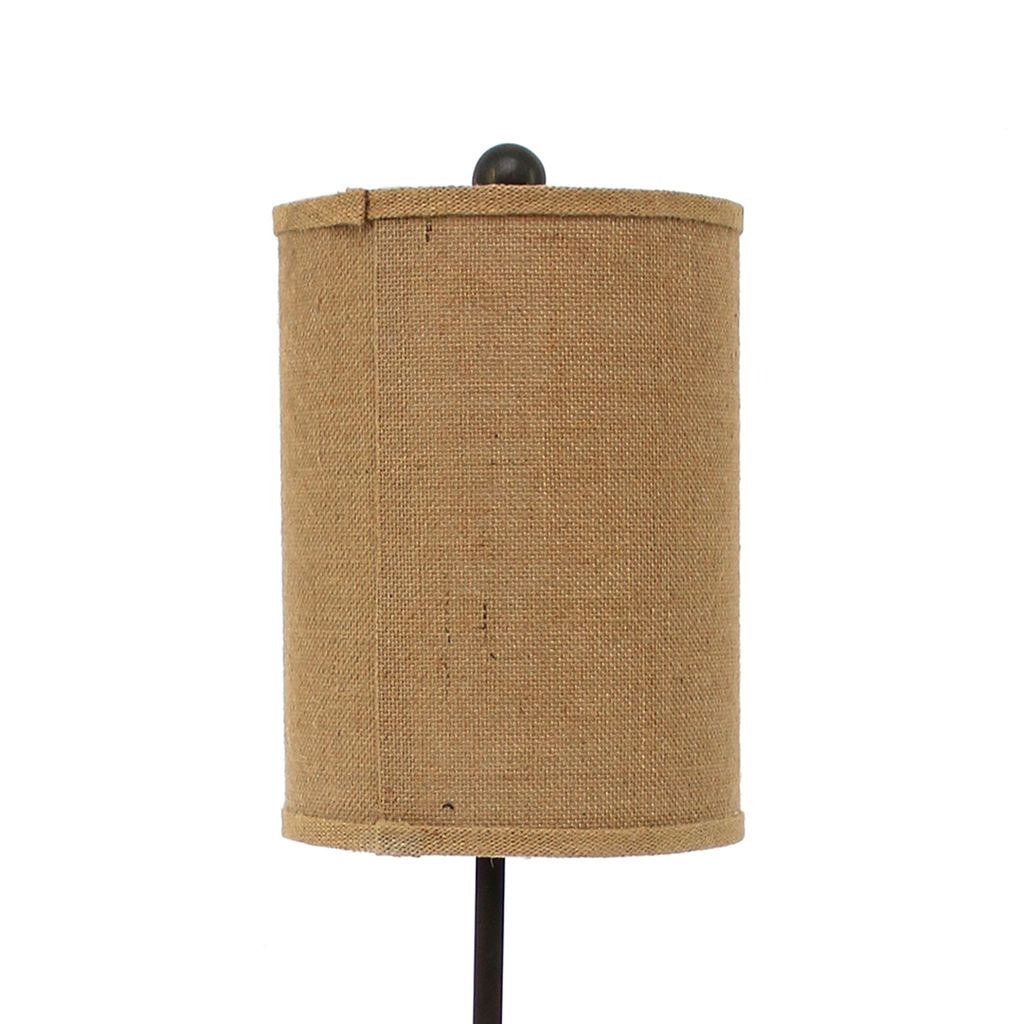 Metal Table Lamp Set of 2 with Cylindrical Drum Shade and Fleur De Lis Accent,Black - View 2