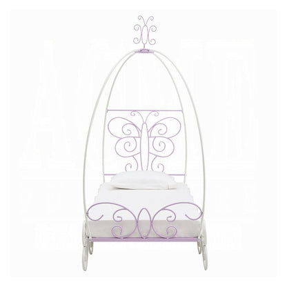 Angel Full Bed with Canopy, White & Purple - View 4