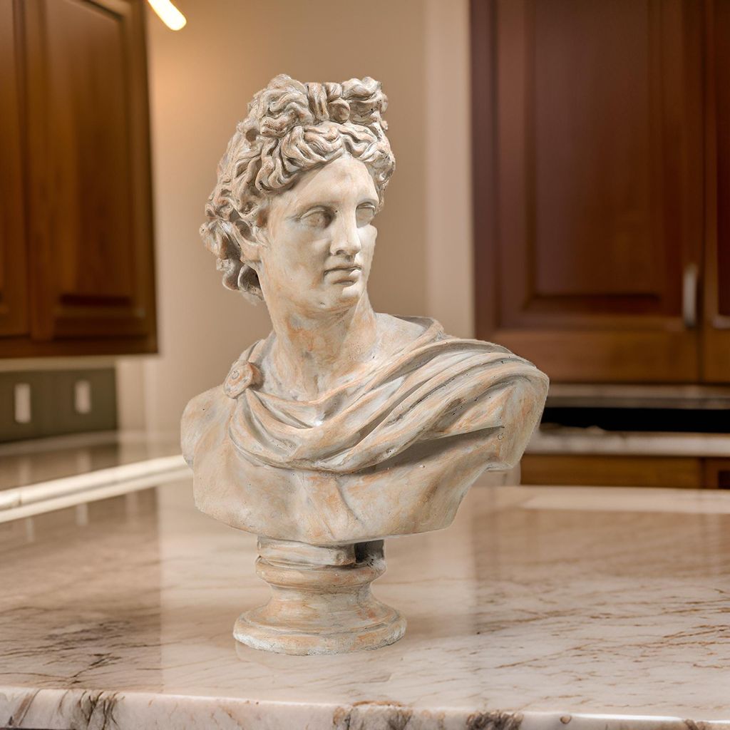Antiquely Composed Placidia Bust Statue - View 7