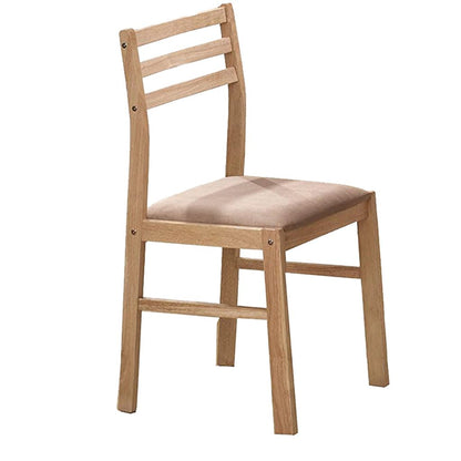 Sophisticated 3 Piece Wooden Table And Chair Set, Brown - View 4