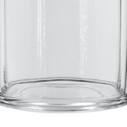 Set of 2 Large Glass Serving Platters with Dome and Finial Handle, Clear - View 4
