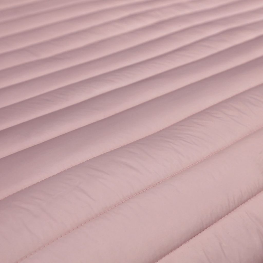 Cabe 3 Piece Queen Comforter Set, Polyester Puffer Channel Quilt, Rose Pink - View 4