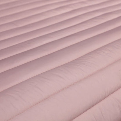 Cabe 3 Piece Queen Comforter Set, Polyester Puffer Channel Quilt, Rose Pink - View 4