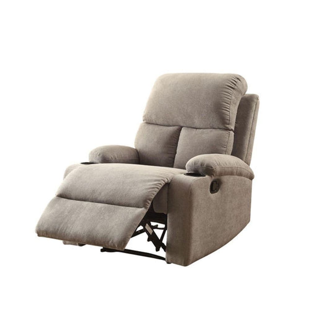 Rosia Homely Recliner , Gray Linen - View 4