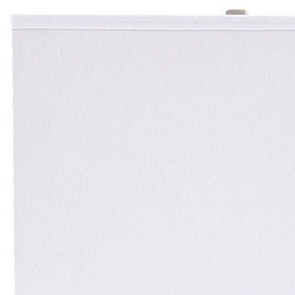 Metal Frame Table Lamp with Hardback Shade, Set of 2, White and Silver - View 4