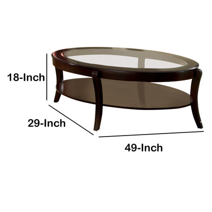 Finley Contemporary Coffee Table In Espresso Finish - View 6