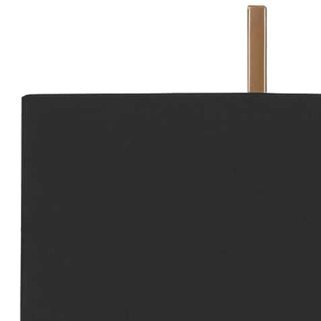 U Shaped Metal Body Table Lamp with Marble Base, Gold and Black - View 2