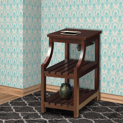 Modish Side Table (USB), Espresso - View 7