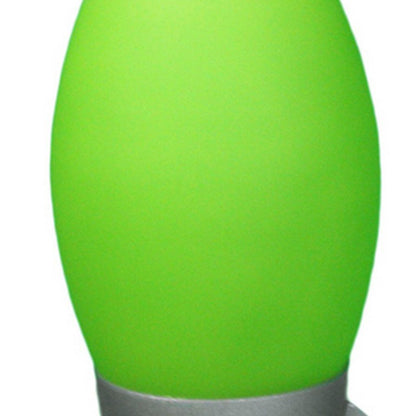 Kid Table Lamp with Rocket Design Silhouette, Green - View 4