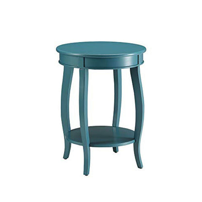 Affiable Side Table, Teal Blue