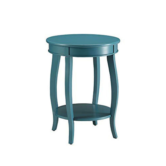 Affiable Side Table, Teal Blue