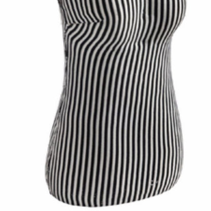 Fabric Wrapped Mannequin In Black and White - View 4