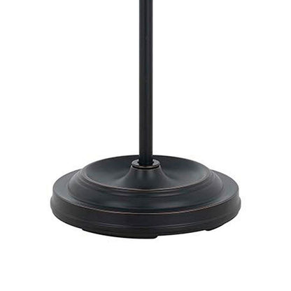 Adjustable Height Metal Pharmacy Lamp with Pull Chain Switch, Black - View 4