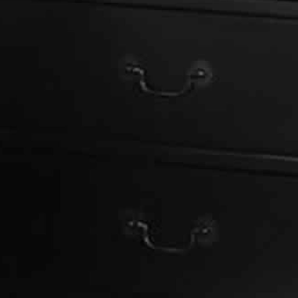 Attractive Pine Wood Night Stand,Black - View 7