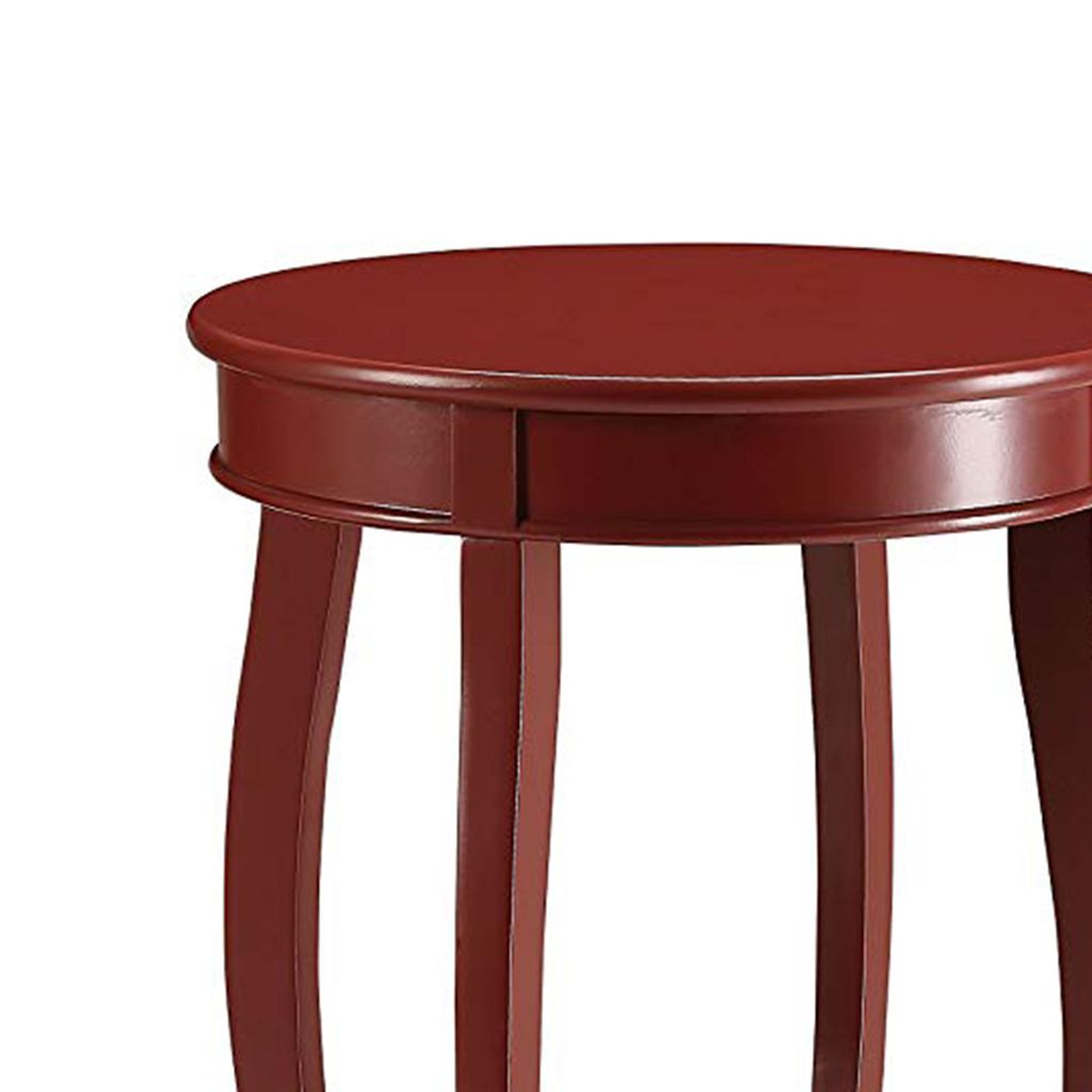 Trendy Side Table, Red - View 2